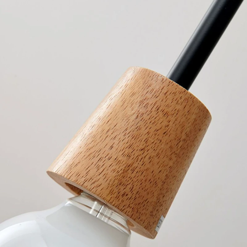 Modern Water Ripple Glass Cover Led Pendant Lights for Living Dining Table Room Cafe Chandelier Home Decor Hanging Light Fixture