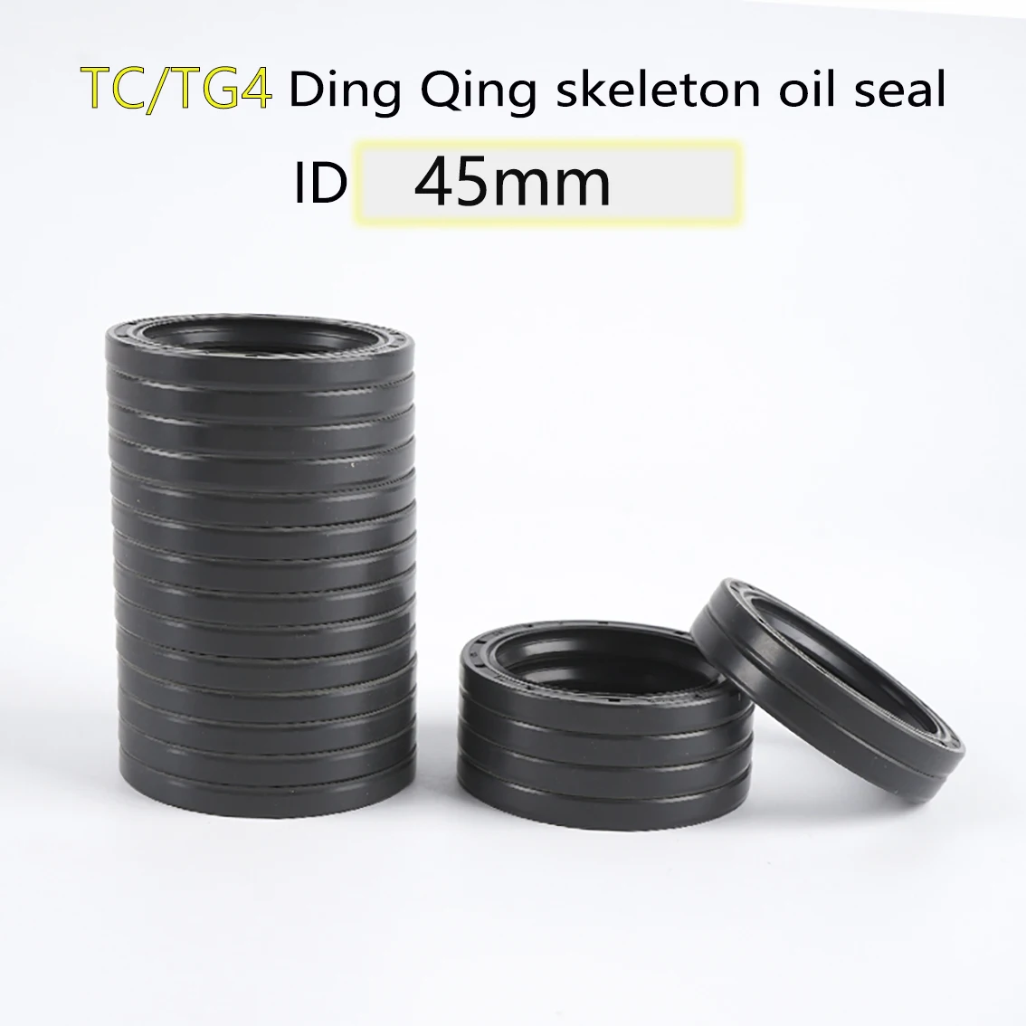 1PCS ID: 45mm TC/FB/TG4 Framework NBR Nitrile Rubber Shaft Oil Seal Outer Diameter 52/55/57/58/60/62mm-100mm Height: 5mm-12mm