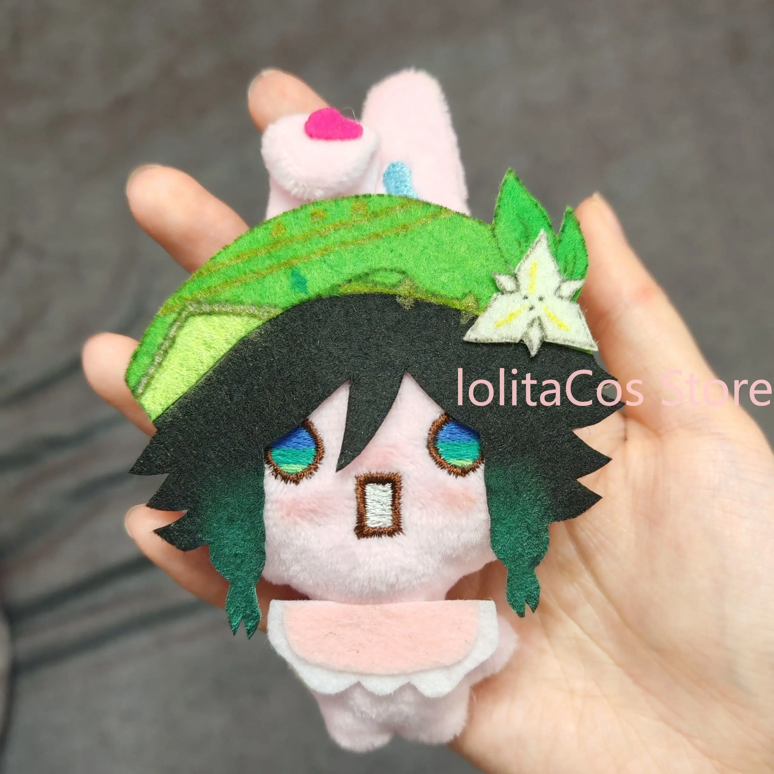 Genshin Impact Furina Hu Tao Kazuha Nahida Handmade Plush Doll Anime Stuffed Toy Bunny Keychain Pendant Gift Birthday Cosplay view 5