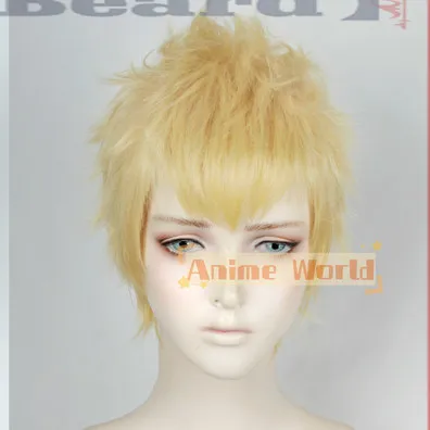 Anime Sakamoto Ryuji Cosplay Wig Halloween Carnival Party Props Synthetic Hair Heat Resistant Fiber + Wig Cap