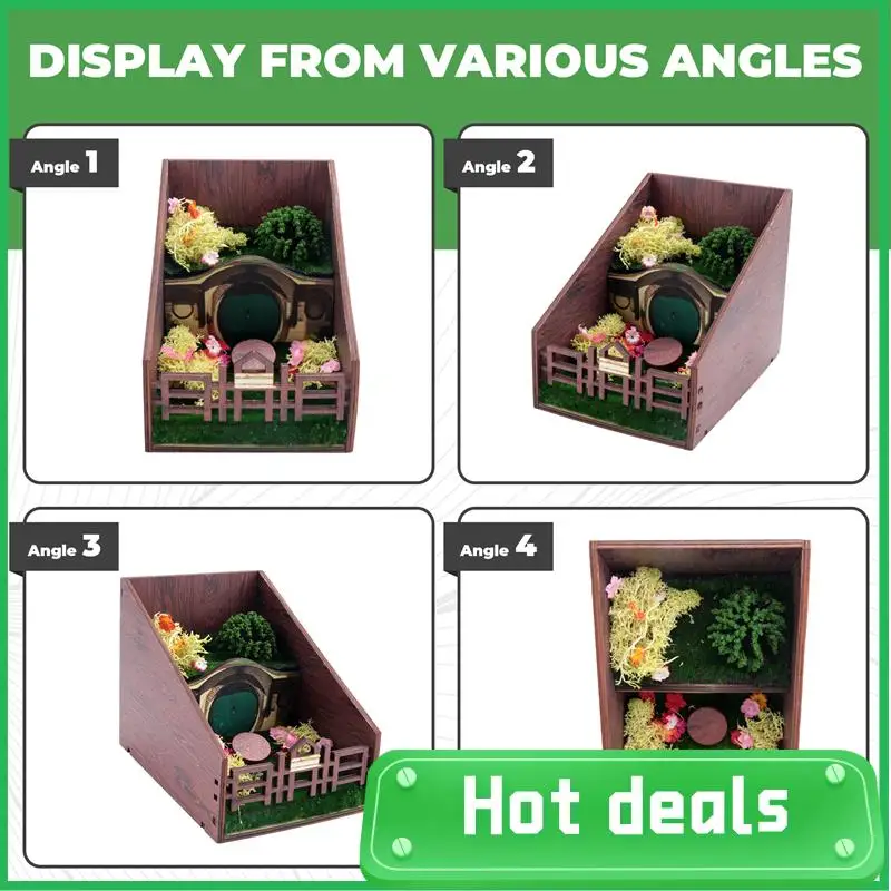 AC62-Book Holder Bookshelf Insert Tool Decorative Bookend Miniature Model Exclusive Gift Study Office Supplies