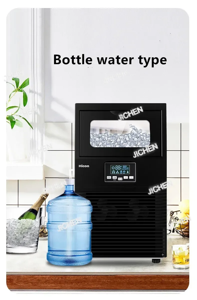 HG 전기 사각형 얼음 제조기 자동 휴대용 블록 얼음 큐브 제조기 바 커피숍용 40kg/24시간 WZB-40F/A 200W