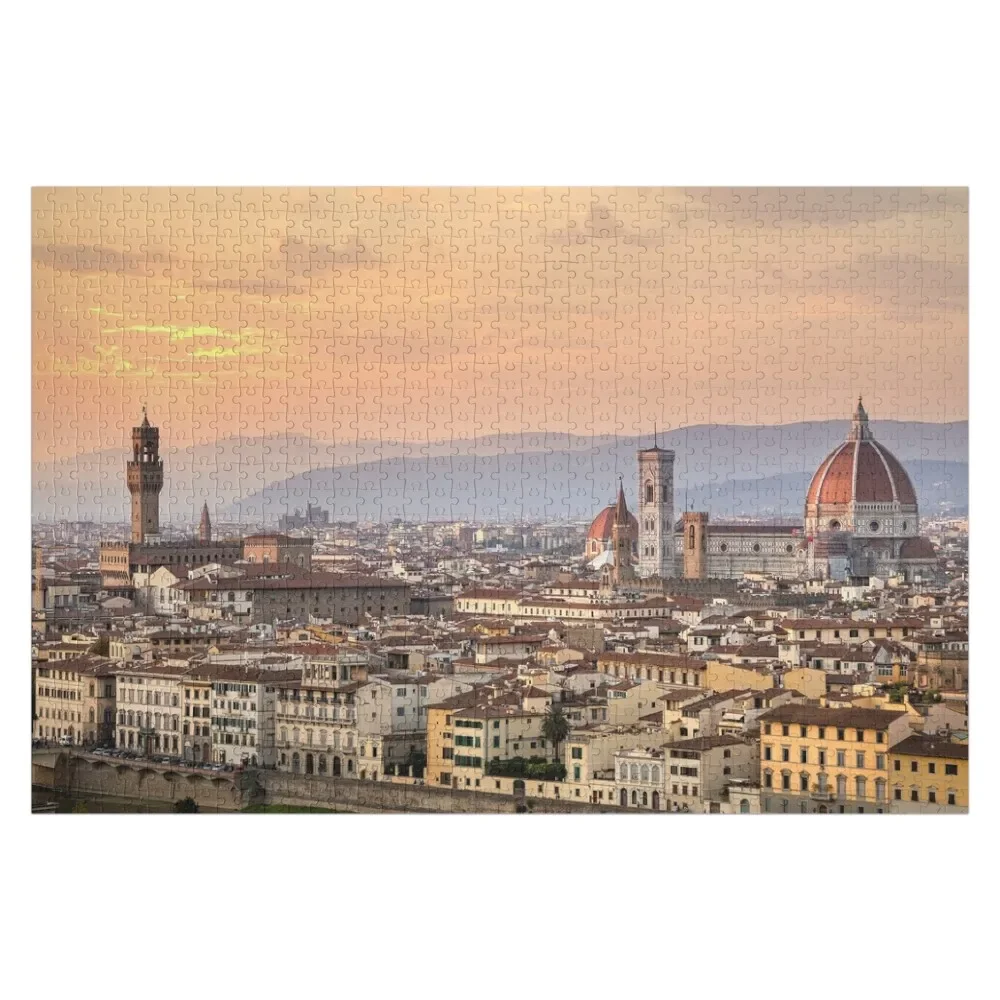 

Panorama of Florence, Italy Jigsaw Puzzle Wooden Jigsaws For Adults Toys For Children Personalised Name Puzzle