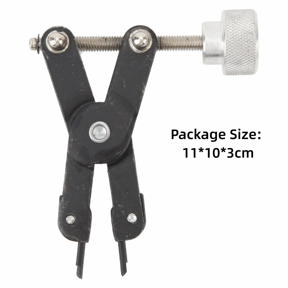 Adjustable Screw Brake Cylinder Retainer Remover Fork Tip Heavy Duty Brake Retainer Spring Removal Tool Knurled Knob