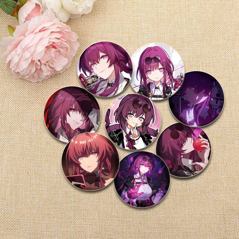 Fans Collections Game Anime Honkai Star Rail Brooches Kafka Badge Backpack Collar Cartoon Lapel Pins Jewelry Gifts Accessory