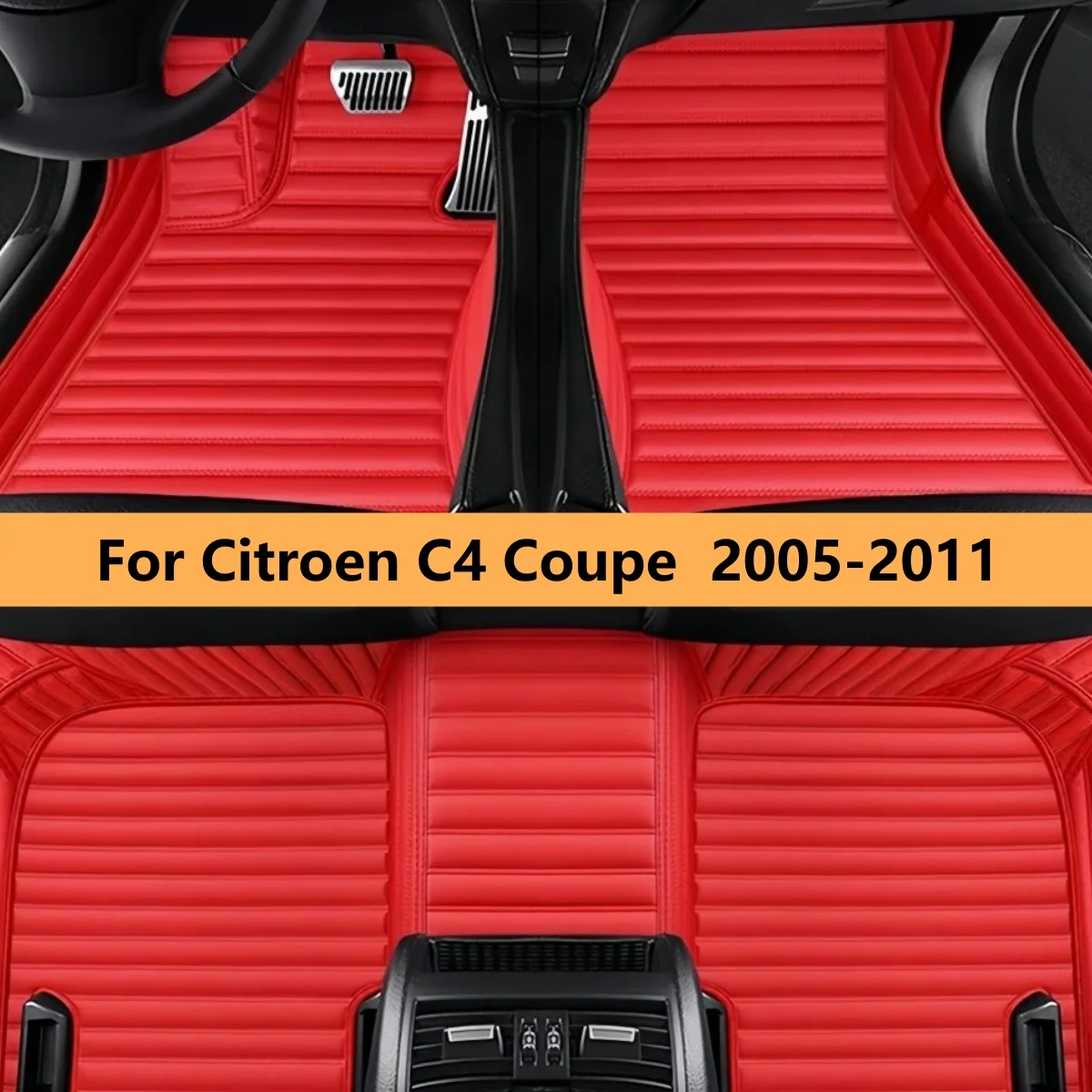 

Автомобильные коврики для Citroen C4 Coupe 2005-2011, защитные от грязи, кожаные коврики-накладки