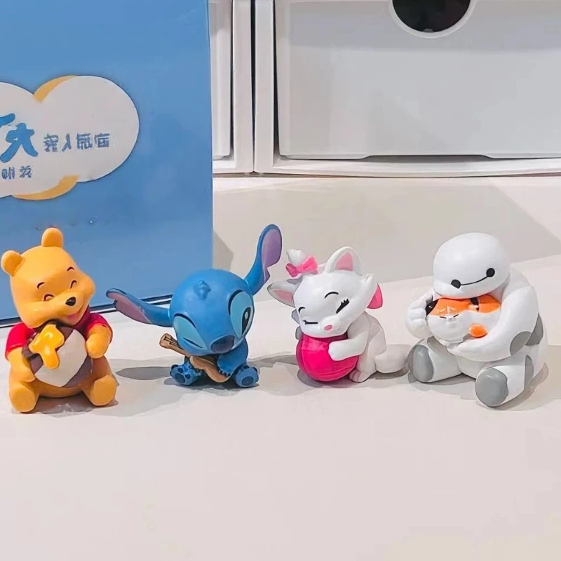 

In Stock New Cartoon Yellow Bear Stitching Character Plush Hug Toy Blind Box Cute Desktop Decoration Surprise Box Date Surprise