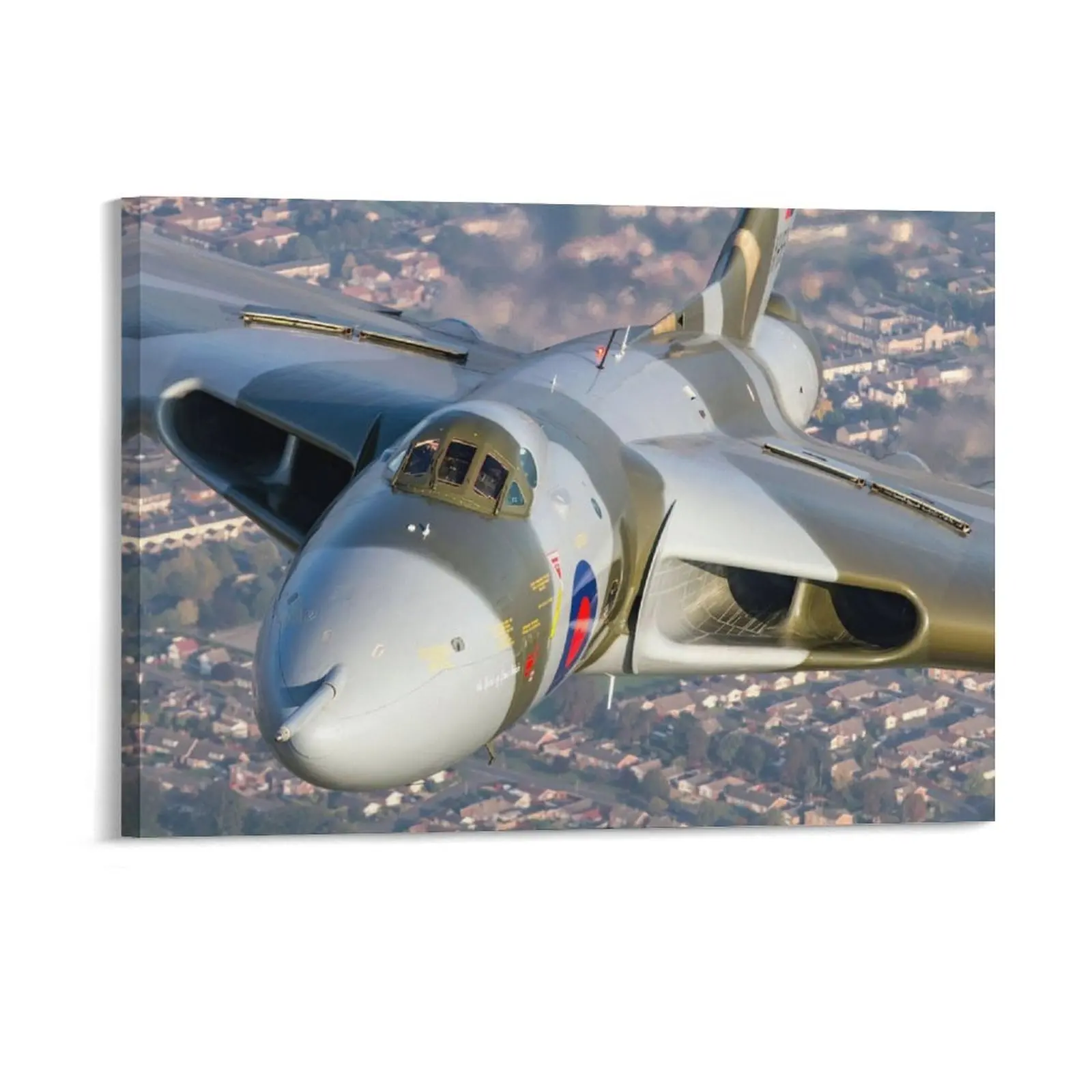 Avro Vulcan Bomber Canvas Painting Retro Garage Club Customized Retro Framed Wall Paintings