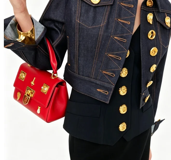 2026 New Face Charms Bijoux Secret Bag Women Luxury Smooth Leather Padlock High End Handbag Elegant Chic Designer Shoulder Bag