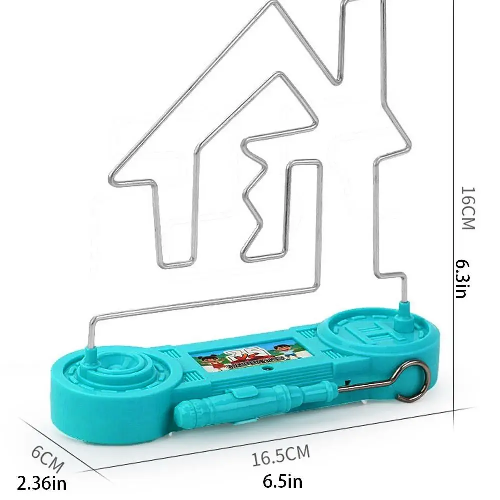Exercices de Concentration labyrinthe tactile électrique maison éducative labyrinthe de fil de choc jeu d'expérimentation scientifique labyrinthe en plastique fil conseil