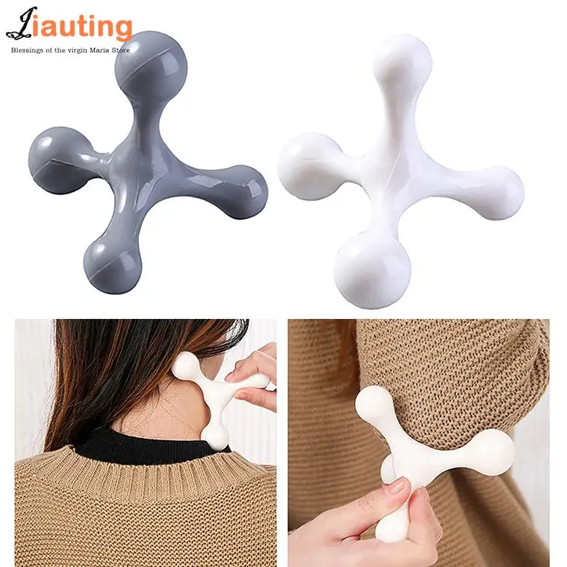 

Mini Manual Massager 4 Balls Arm Back Leg Relaxation Head Foot Acupuncture Point Massager Relax Acupressure Health Massage Tools