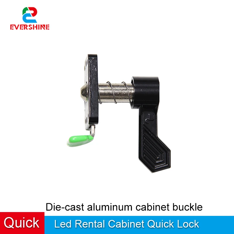 2pcs/lot LED Die-Cast Aluminum Cabinet Buckle Rental P3.91 P4.81 P2.976 Indoor Outdoor Full Color Display Cabinet Quick Lock