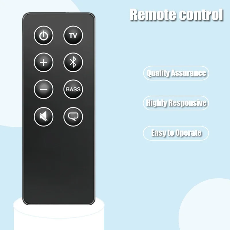NEW Remote Control Compatible with Bose Solo 5 10 15 Series II TV Sound Systems Part Numbers 732522-1110 418775 410376