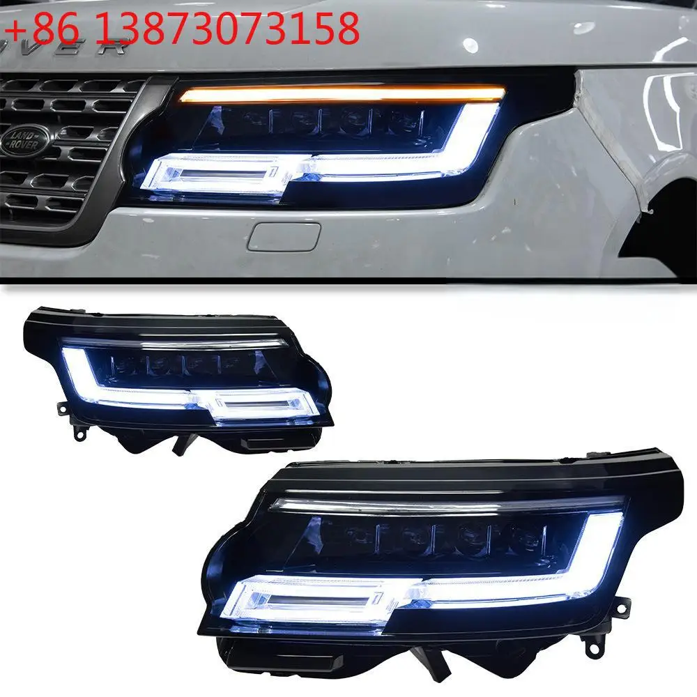 1piece 13-23 for Land Rover for Range Rover L405 Executive LED Headlight Assembly Modified Matrix Lens Daytime Running Headlight