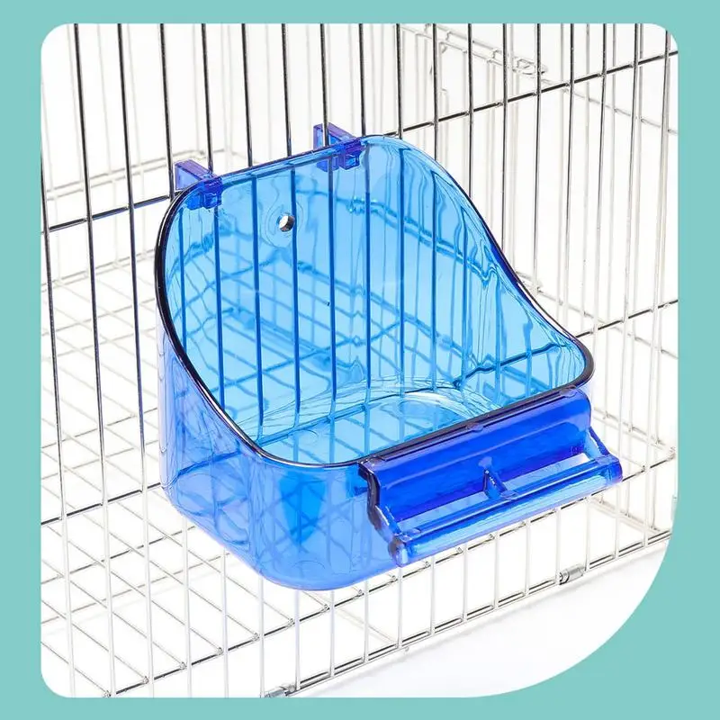 Bird Bath For Cage Bird Bathtub Pool Parrot Bathing Tub Bath Shower Box Thick And Sturdy Bird Bathing Tubs For Small Birds