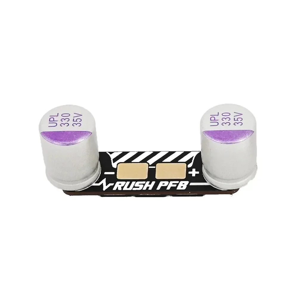 

RUSHFPV PFB - Power Filter Board with 2PCS 35V 330UF Electric Capacity for 6S Flight Controller Stack