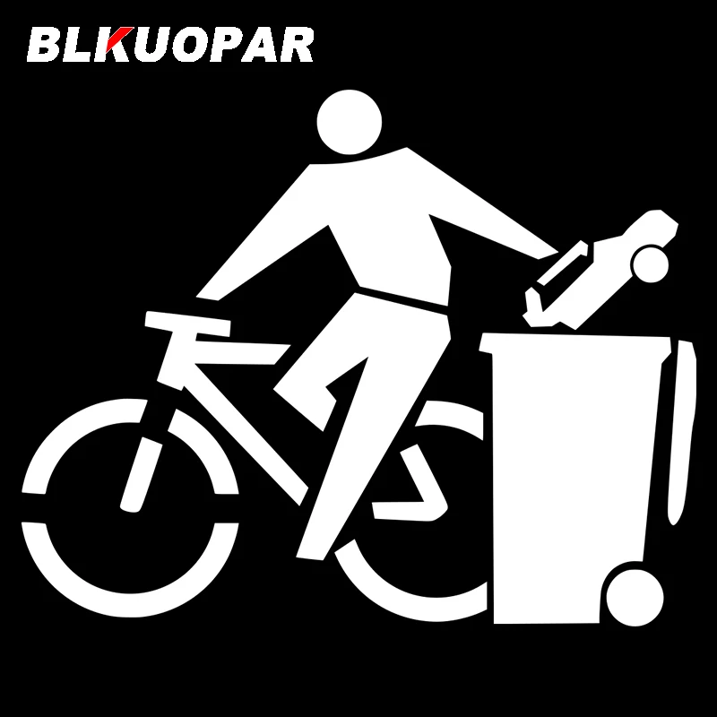 BLKUOPAR for Bicycle Car Stickers Waterproof Creative Decals Occlusion Scratch Air Conditioner Refrigerator Decor Car Goods