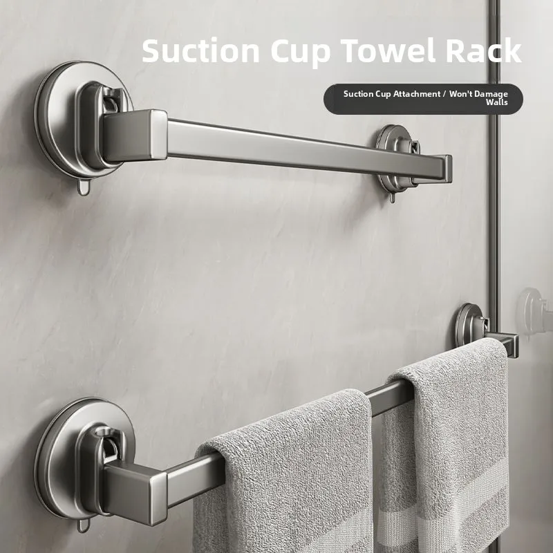 

Алюминиевая двойная вешалка для полотенец, держатель для полотенец в ванную комнату, без сверления, полка для туалетной бумаги, цвет серый металлик