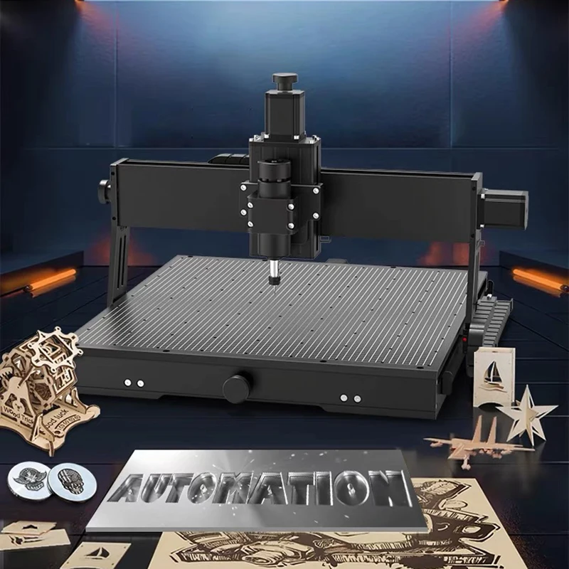 

New Upgrade 4540 Plus 500W Spindle CNC Router Milling Cutting Machine GRBLLaser Engraver for Acrylic PCB PVC Metal Aluminum