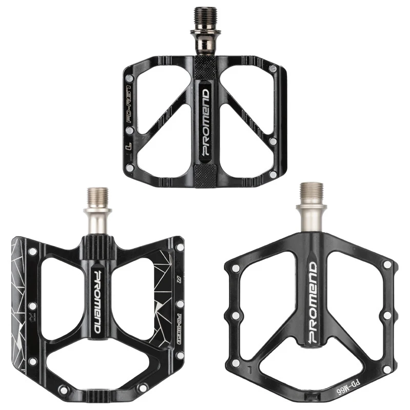 PROMEND Bicycle Pedals Mountain Bicycle Triple Perlin Aluminum Pedals Road Bicycle Bearing Pedals