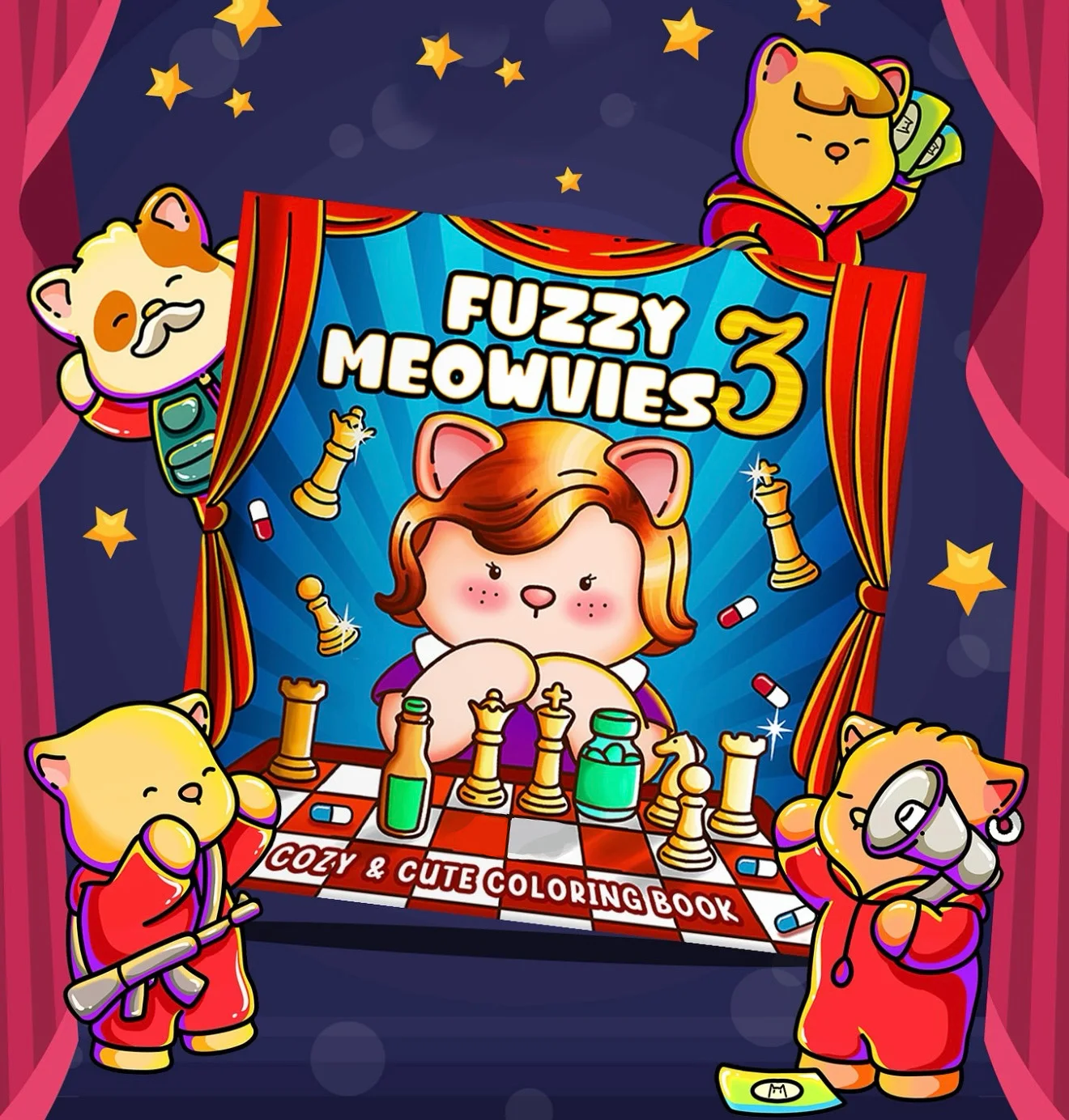 Lindo libro para colorear, ilustraciones audazas y sencillas, ocio y entretenimiento, cómodo y que alivia el estrés, adecuado para Halloween, Navidad, decoraciones de regreso a la escuela y otoño, libros para colorear para adultos para arte y manualidades