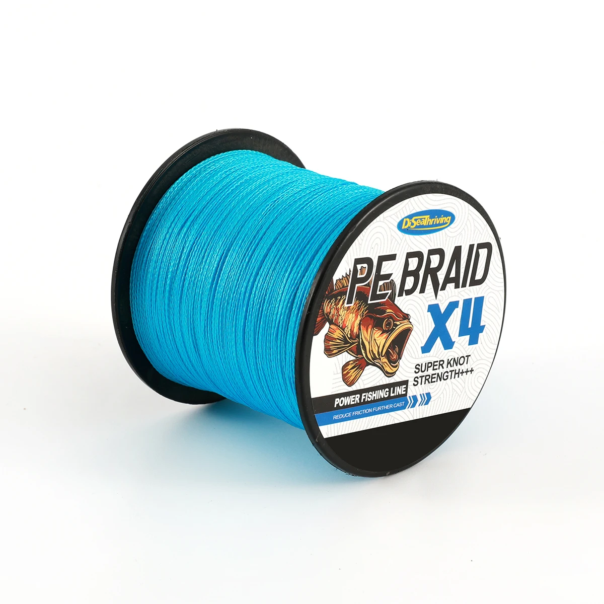 

Colored Fishing Line Braid for Extra Visibility Cost-Effective Super Cast 4 Strands Braided Fishing Line 6LB to 60LB Salt-Water