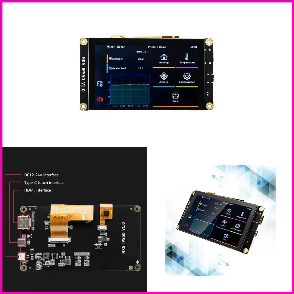 

MKS IPS50 5INCH TFT Экран Экран USB Тип C ПРИНЦИОННЫЕ ПРИНЦИИ
