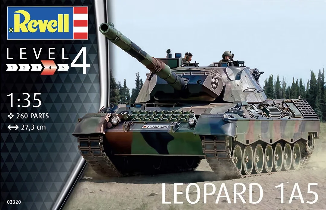

Комплект масштабной модели танка Revell 03320 Leopard 1A5 1/35