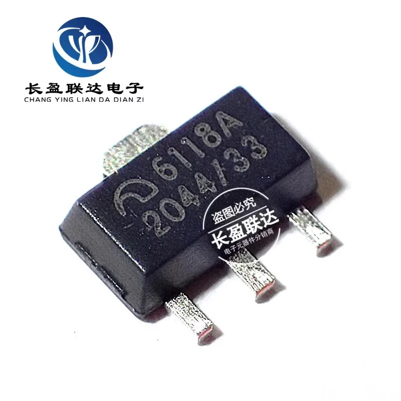 10PCS/LOT New Original ME6118 ME6118A33PG ME6118A50PG Marking 6118A SOT-89 1A High Speed LDO Regulators