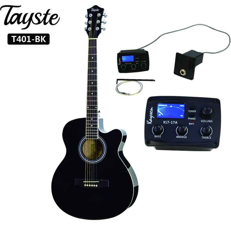 

Tayste T401 Wholesale 40 Inch Electric Acoustic Guitar With EQ-17A