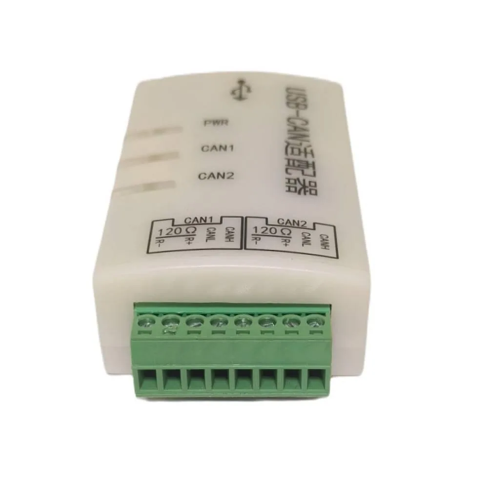 

USB to CAN Analyzer USBCAN Dual Channel Industrial Isolation Support J1939 & Secondary Development for Industrial Auto Debug