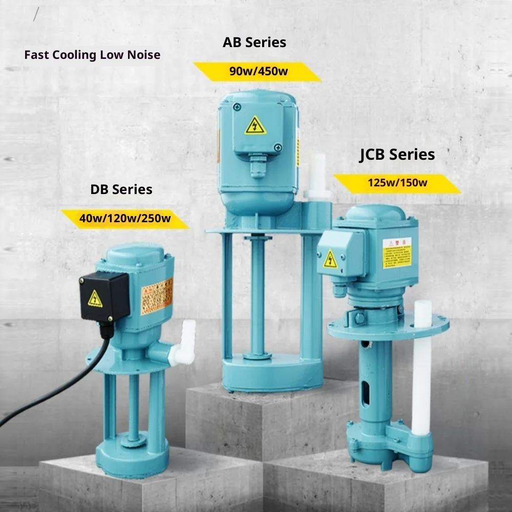 DB-25A/AB/JCB Coolant Pump 40W-250W, 220V/380V Electric Coolant Pump for Lathe, Milling Machine, Flushing and Cooling System