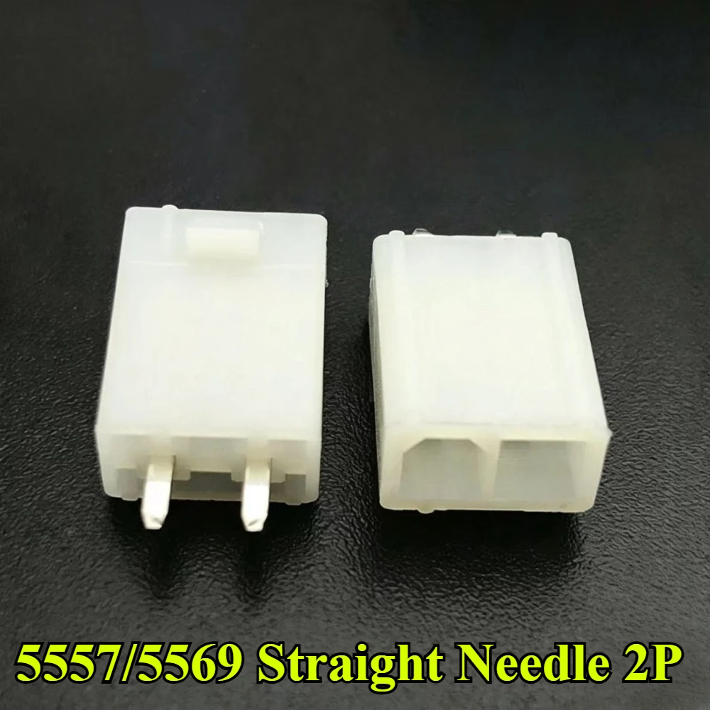 50/100Pcs/lot 5557/5569 Series 4.2mm Pitch Single Row Straight / Curved Needle 2P/3P/4P/5P/6P Molex Automotive Wire Connectors