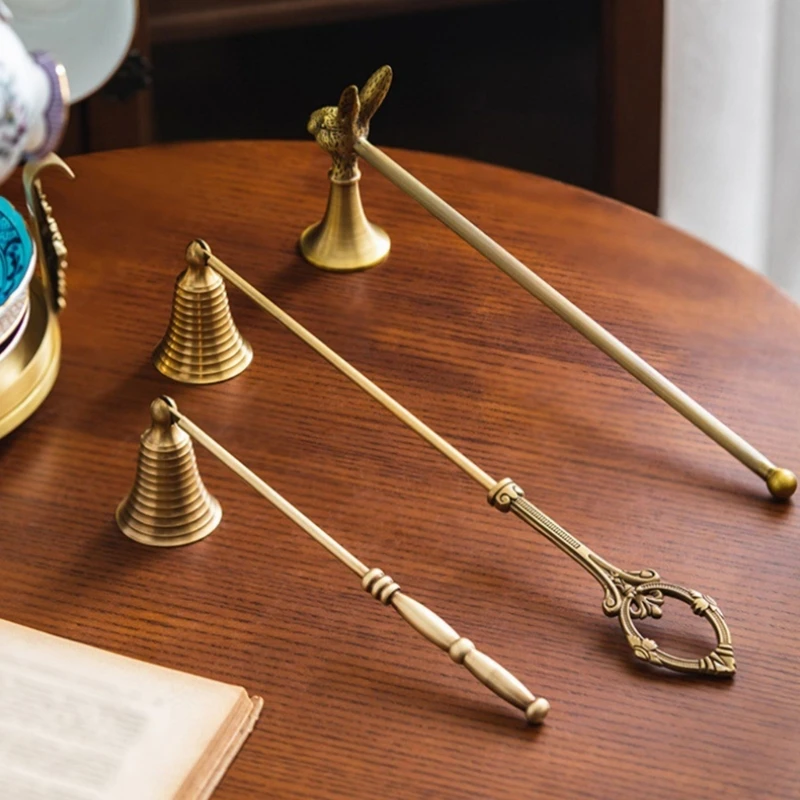 

Snuffer,Elegant Extinguisher with Long Handle,Candlesnuffers Wicks Snuffer Accessory Stopper KXRE