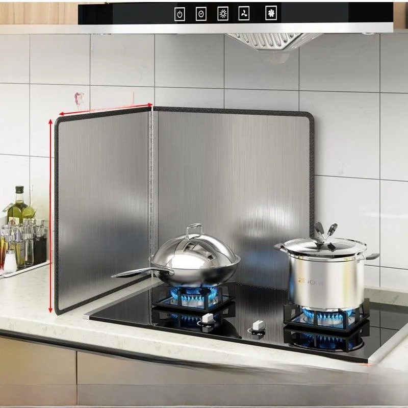 

Защитный экран от брызг масла для газовой плиты из нержавеющей стали, термостойкая теплоизоляционная панель, антибрызговая решетка