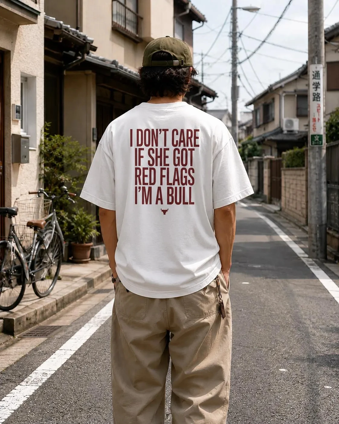 I Don't Care If She Got Red Flags I'm A Bull Shirt Funny Meme Tee Trendy Streetwear Graphic T-Shirt Relatable Humorous Men Gift