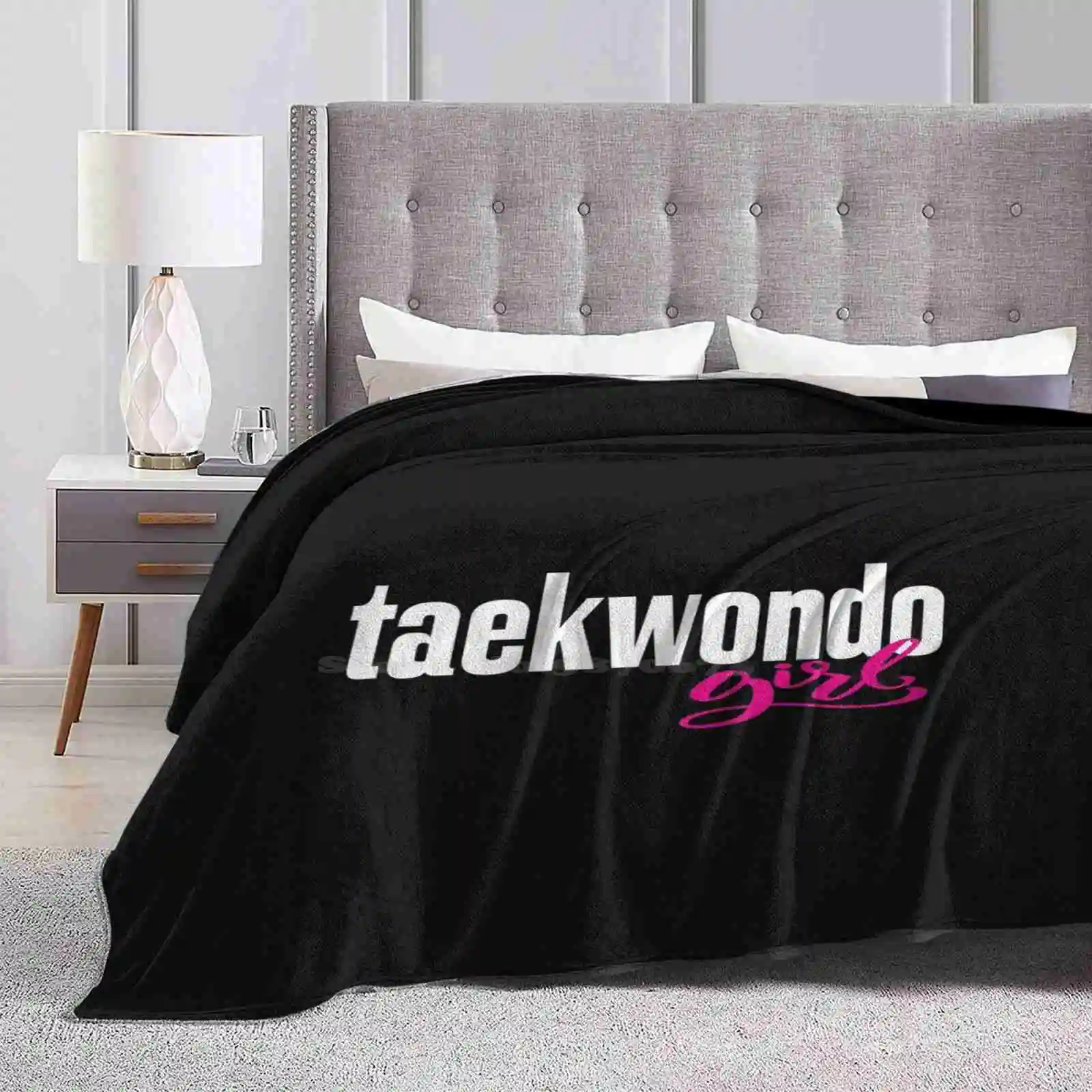 Taekwondo Girl Soft Warm Throw Blanket Taekwondo Mom Taekwondo Martial Arts Taekwondo For Men Taekwondo Kick Taekwondo Dad