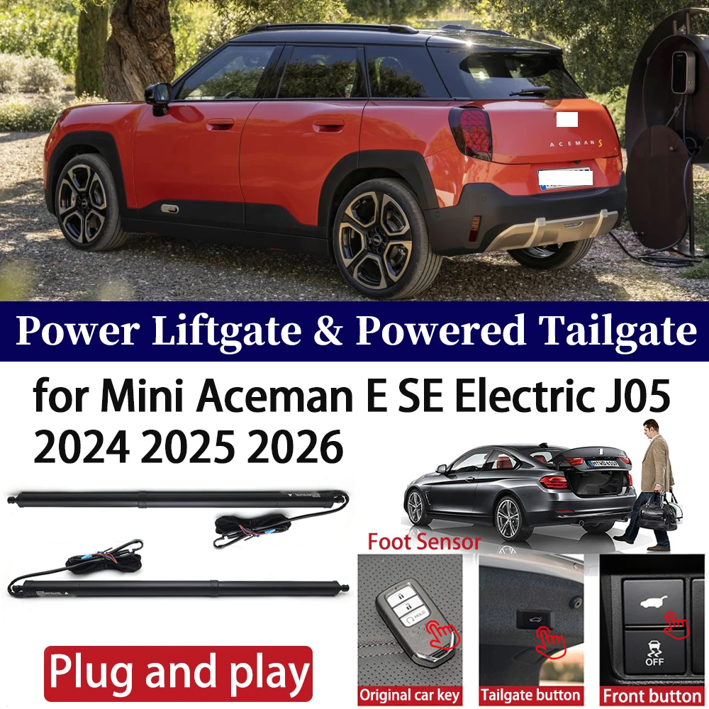 

for Mini Aceman E SE Electric J05 2024 2025 2026 Car Electric Tailgate Kit Automatic Boot Lift Closer Power Liftgate System