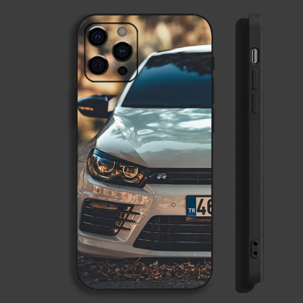 Sports Car G-Golf GTi Phone Case For Apple iPhone 15,14,13,12,11,Pro,X,XS,Max,XR,Plus,Mini Soft Black Cover