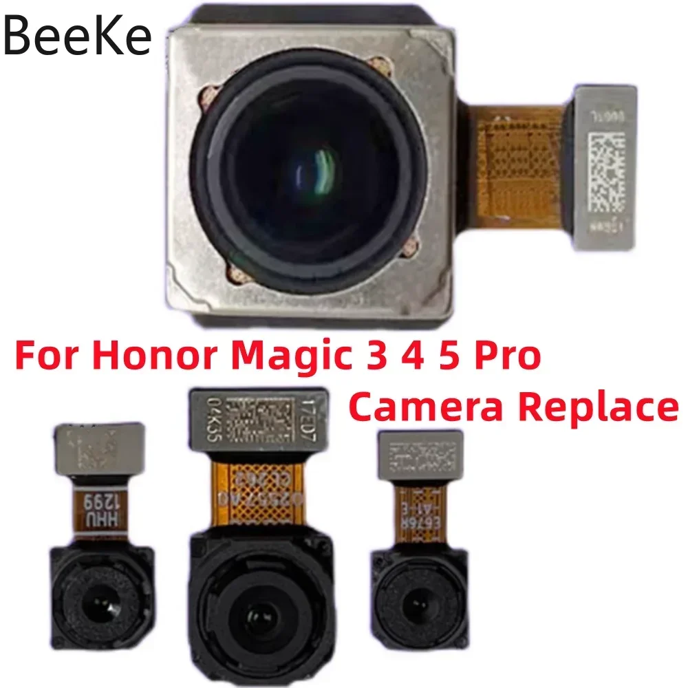 Repair Original For HONOR Magic 2 3 4 5 6 Pro Ultimate 5G Front Back Big Rear Main Facing Macro Camera Module Flex Cable Replace