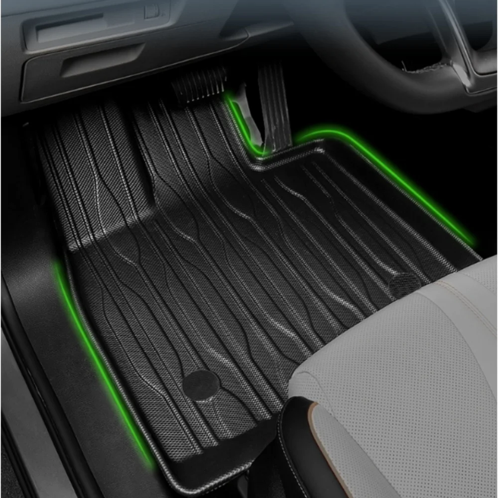 TPE Floor Mats Custom Fit for BYD ATTO3 Yuan Plus 2022-2024,All-Weather Anti-Slip Waterproof Car Mats Interior Accessories