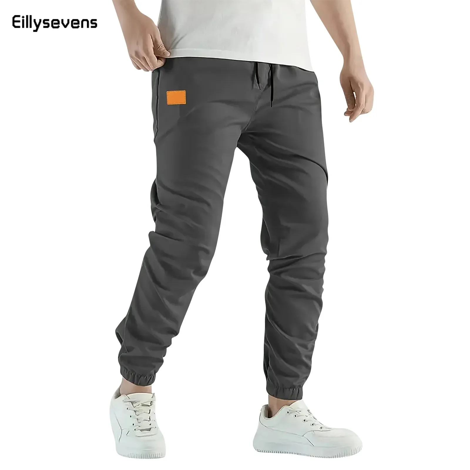 

New Fashion Men'S Multi-Pocket Overalls Sports Trousers Mens Casual Fitness Drawstring Pants Men'S Jogger Track Pants