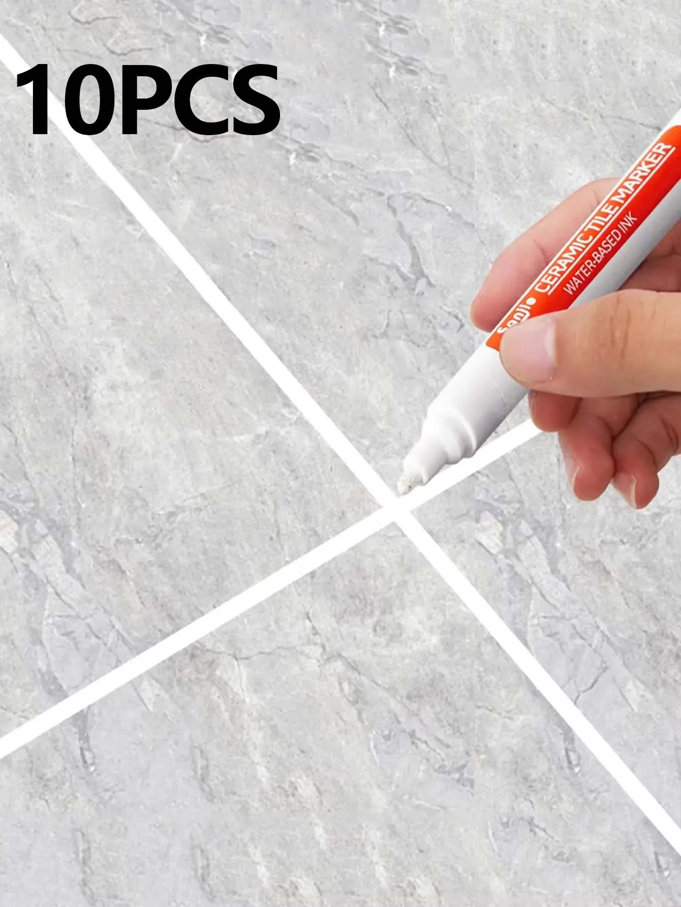 1/5/10/30PC Keramische tegels badkamer muur vloertegel kloof kleur reparatie anti-schimmel waterdicht whiteboard kleur reparatie pen