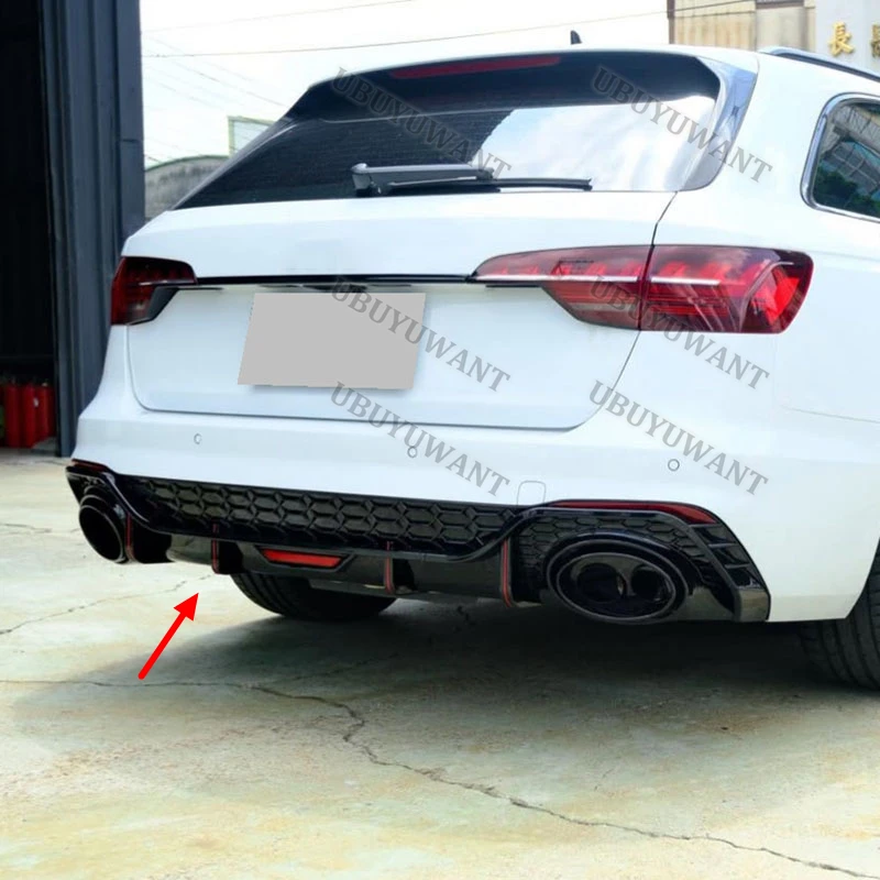 For Audi New A4 Avant B9.5 2020+ (Special for Sports Version) Rear Bumper Diffuser Lip Spoiler Car Racing Apron Lip Body Kit