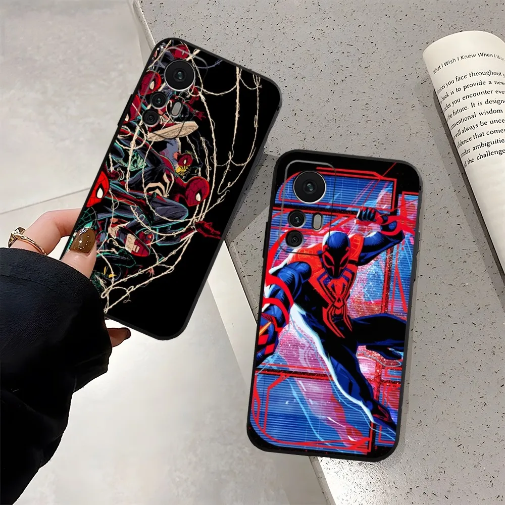 SpiderS M-ManS Phone Case for Xiaomi Redmi Note 10 12 Pro POCO F4 F5 X5 Pro 12 13 11T Lite Ultra Shell Cover