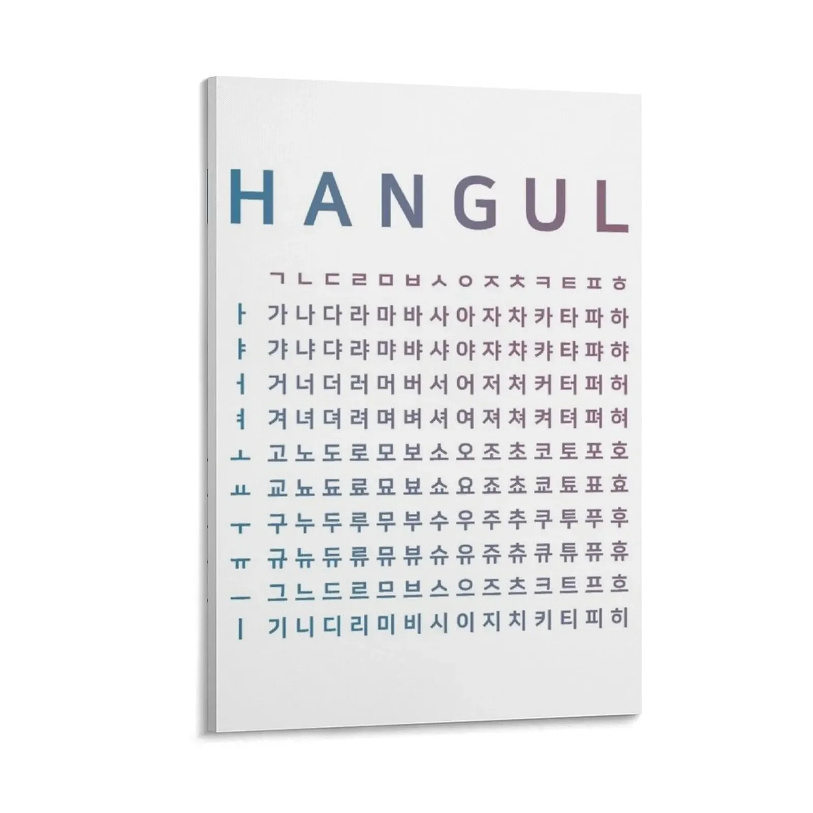 

HanGul Canvas Painting luxury home decor decorative items for home anime poster