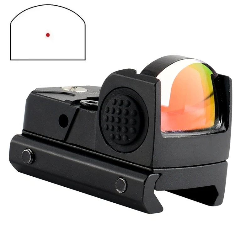 

Tactical Red Dot Sight Optical Collimator Sight Hunting Riflescope Fit 20-22mm Air Rifle Scope Picatinny Glock G2 G2C 19 15