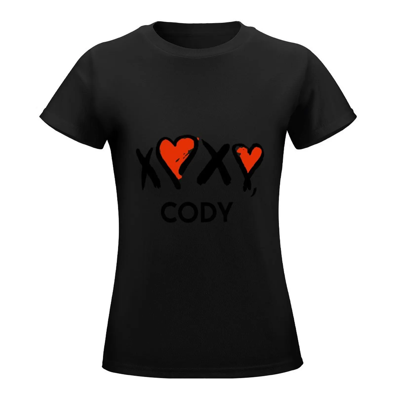 Xoxo Cody, Cool Xoxo, Cute Valentines Day,Workout, Funny Valentines Day,Cody Black T-Shirt