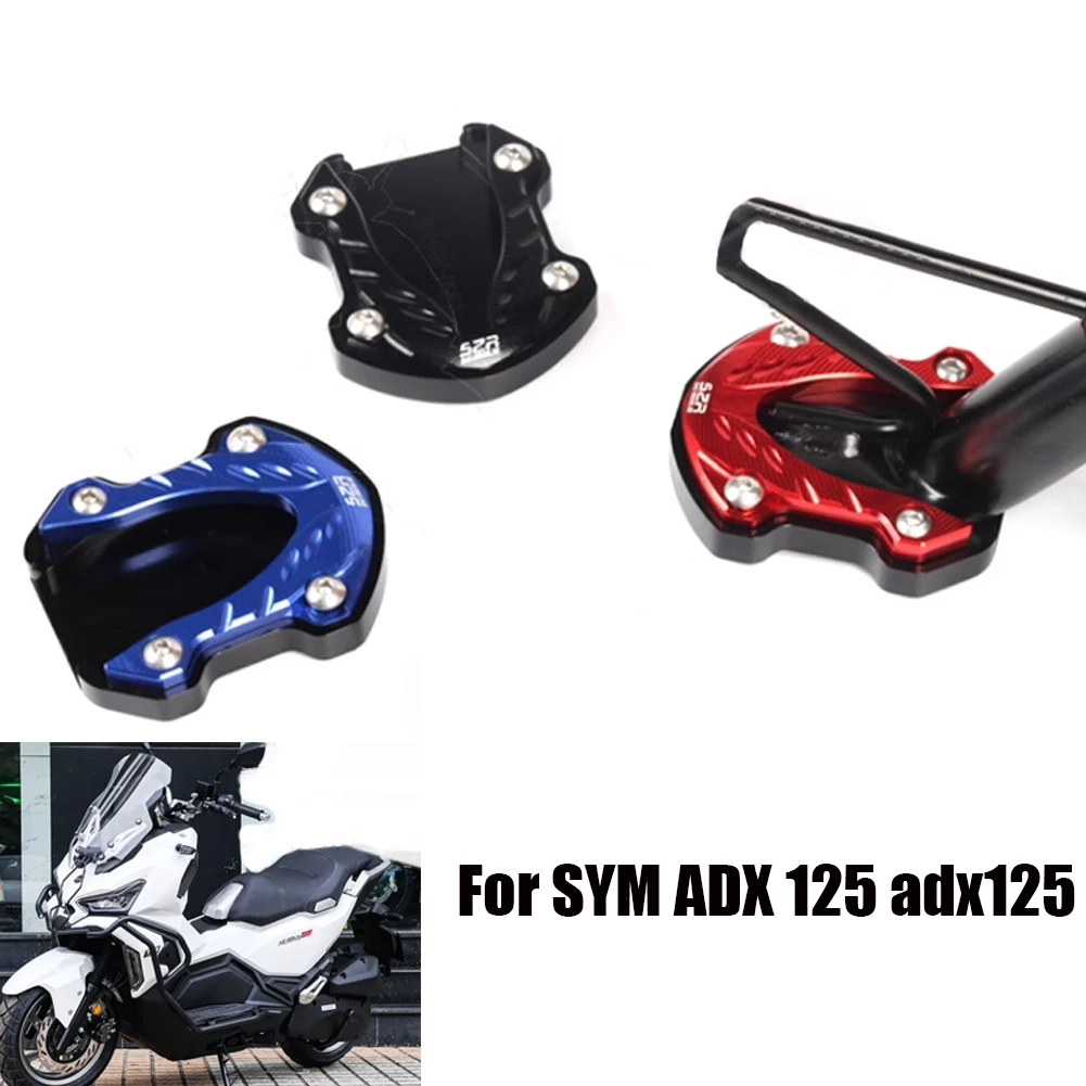 Motorcycle Kickstand Side Stand Foot Enlarge Extension Pedal FOR SYM ADX 125 adx125 2023 2024 Enlarger Extension Plate