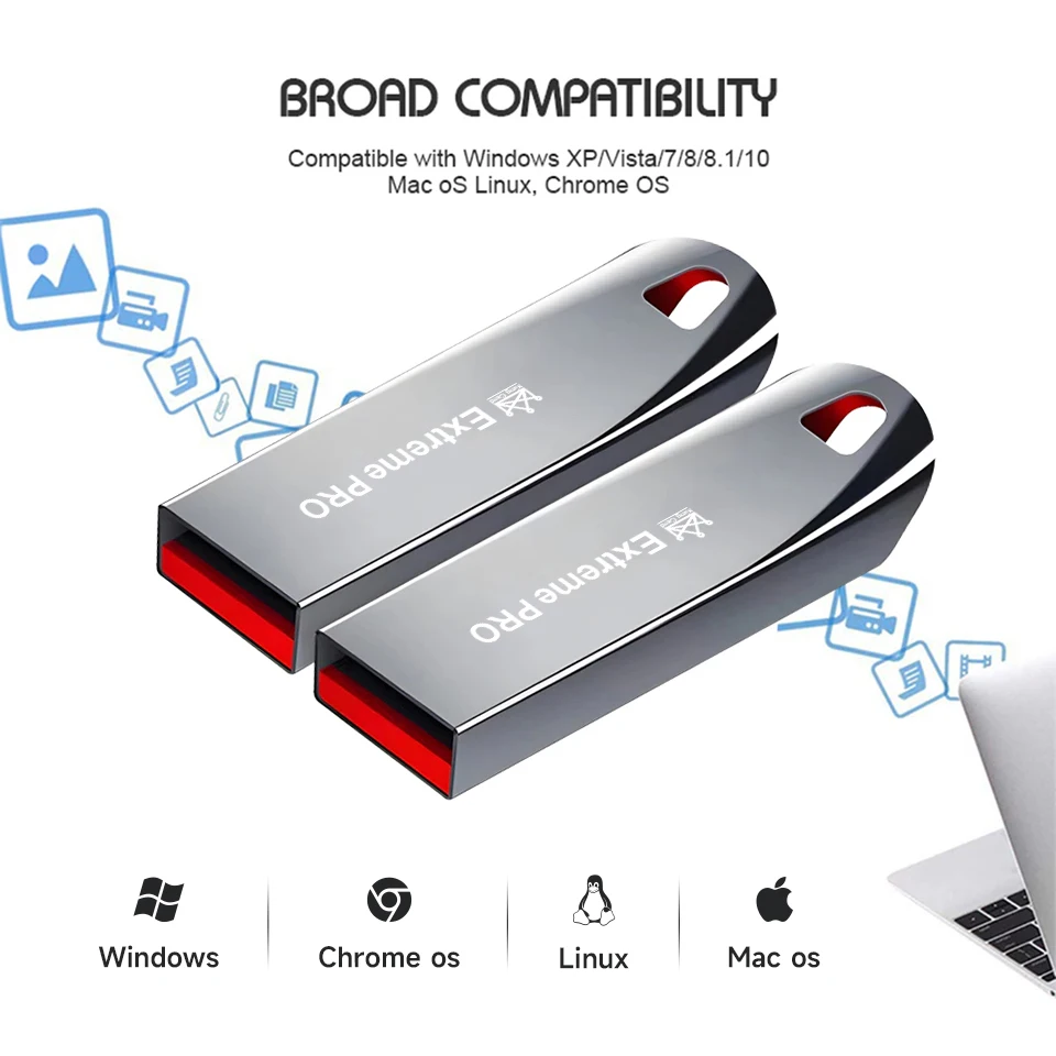 Extreme Pro USB Flash Drive 64GB 32GB Pendrive 128GB 256GB 512GB 1TB 2TB Usb 3. 0 Memory Stick Pen Drive Flash Usb Disk